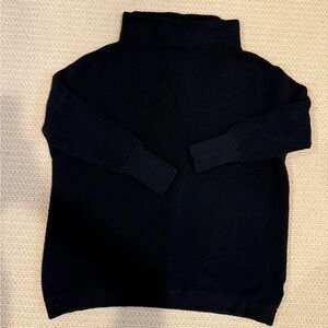 Free People Black Ottoman Tunic Sweater